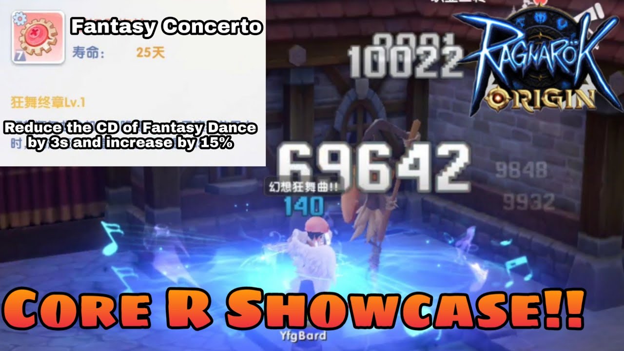 [Ragnarok Origin] Bard and Dancer Core R showcase!!