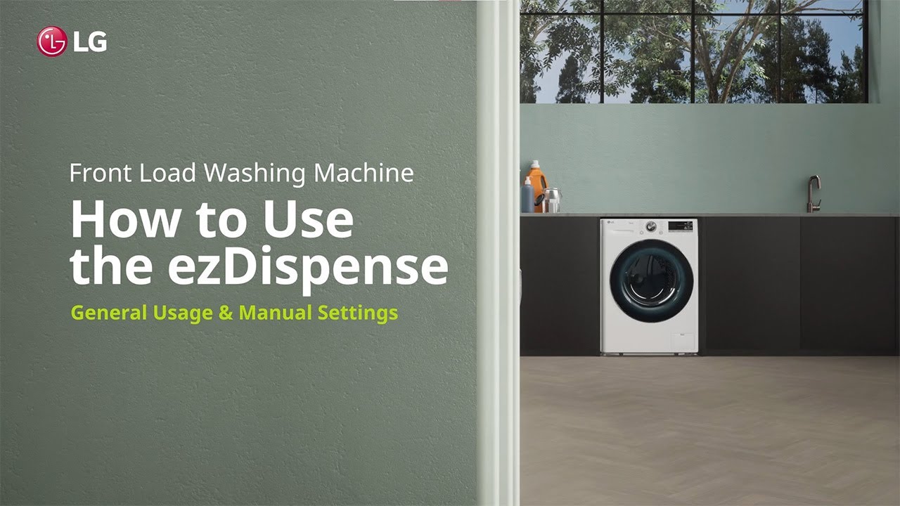 LG Washer : How to use the ezDispense(auto dosing) | LG