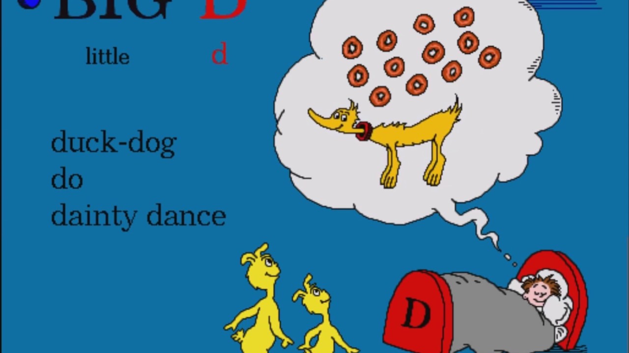 Living Books: Dr. Seuss's ABC - Letter D (Walkthrough/Gameplay)