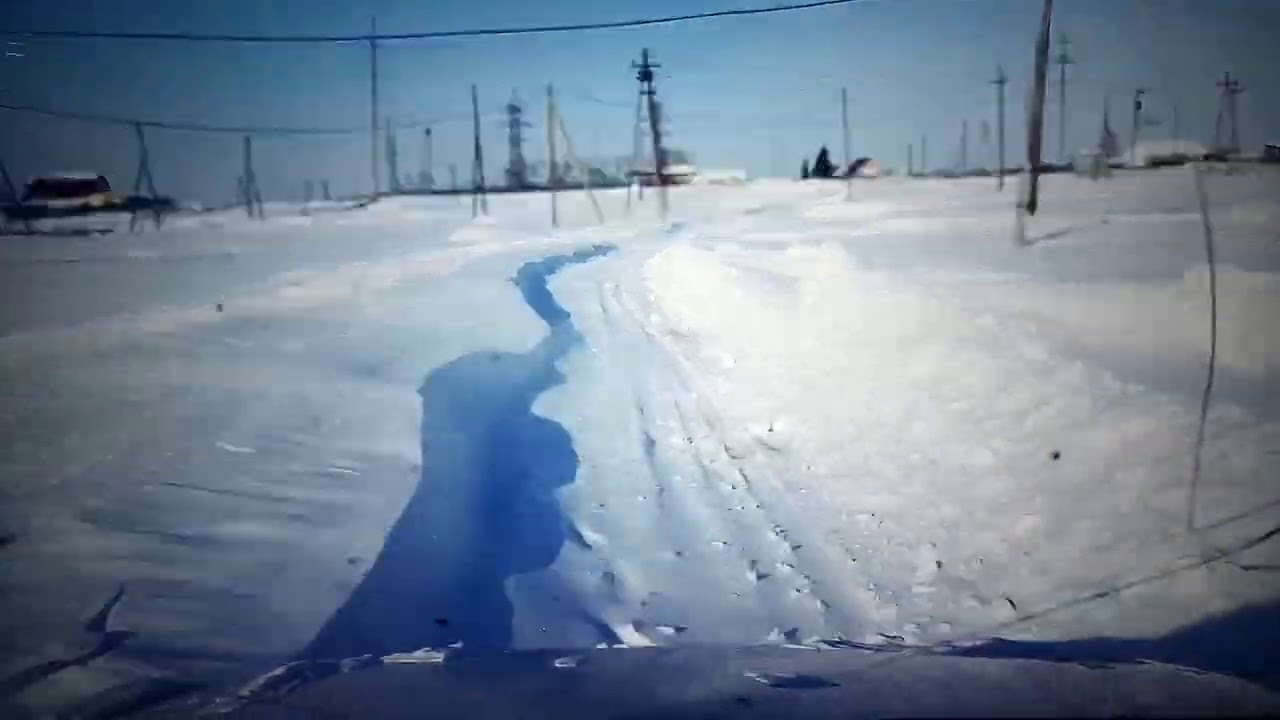 ОКА . ЕДУ ПО СНЕГУ В ШКОЛУ 🌪️❄️🌫️❄️