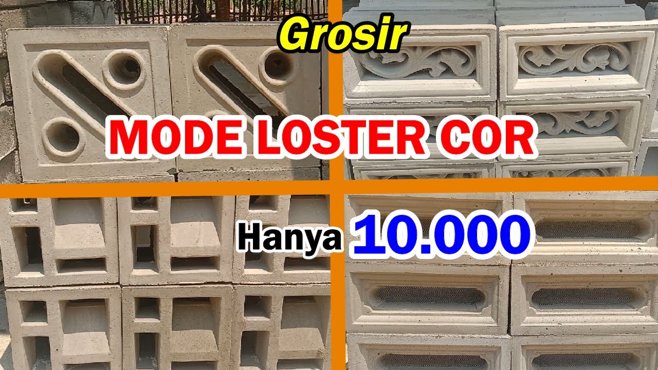9 Model Loster Cor Terbaru Minimalis, Hanya 10.000 ! Siap Terima Order