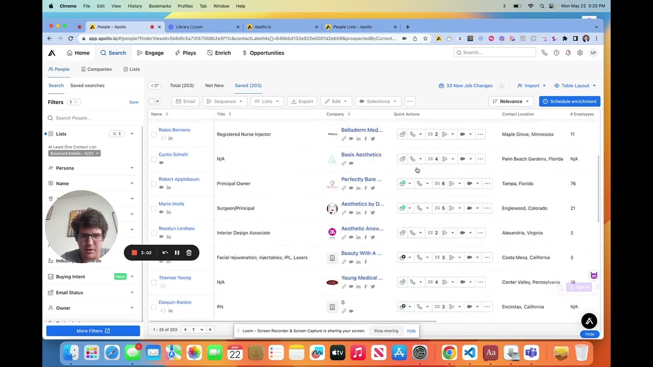 Re-prospecting Contacts Who have Bounced Emails - Apollo.io