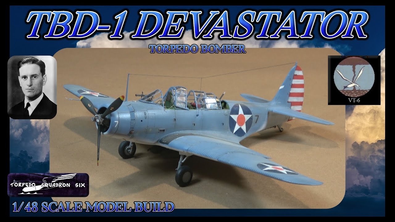 Building The Great Wall Hobby 1/48 Scale TBD-1 Devastator Torpedo Bomber