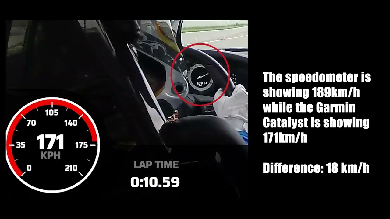 Garmin Catalyst GPS Speed VS Actual Speed