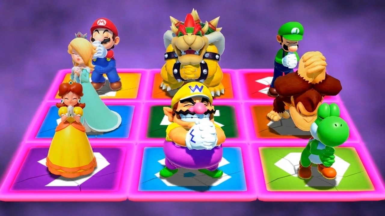 【マリオパーティ4】ミニゲームマリオVsルイージVsワリオVsドンキーコング(最強CPU｢たつじん)