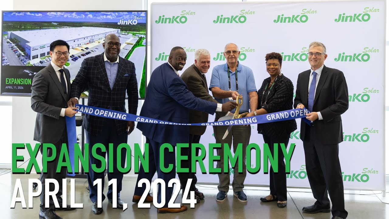 JinkoSolar Jacksonville Expansion Ceremony