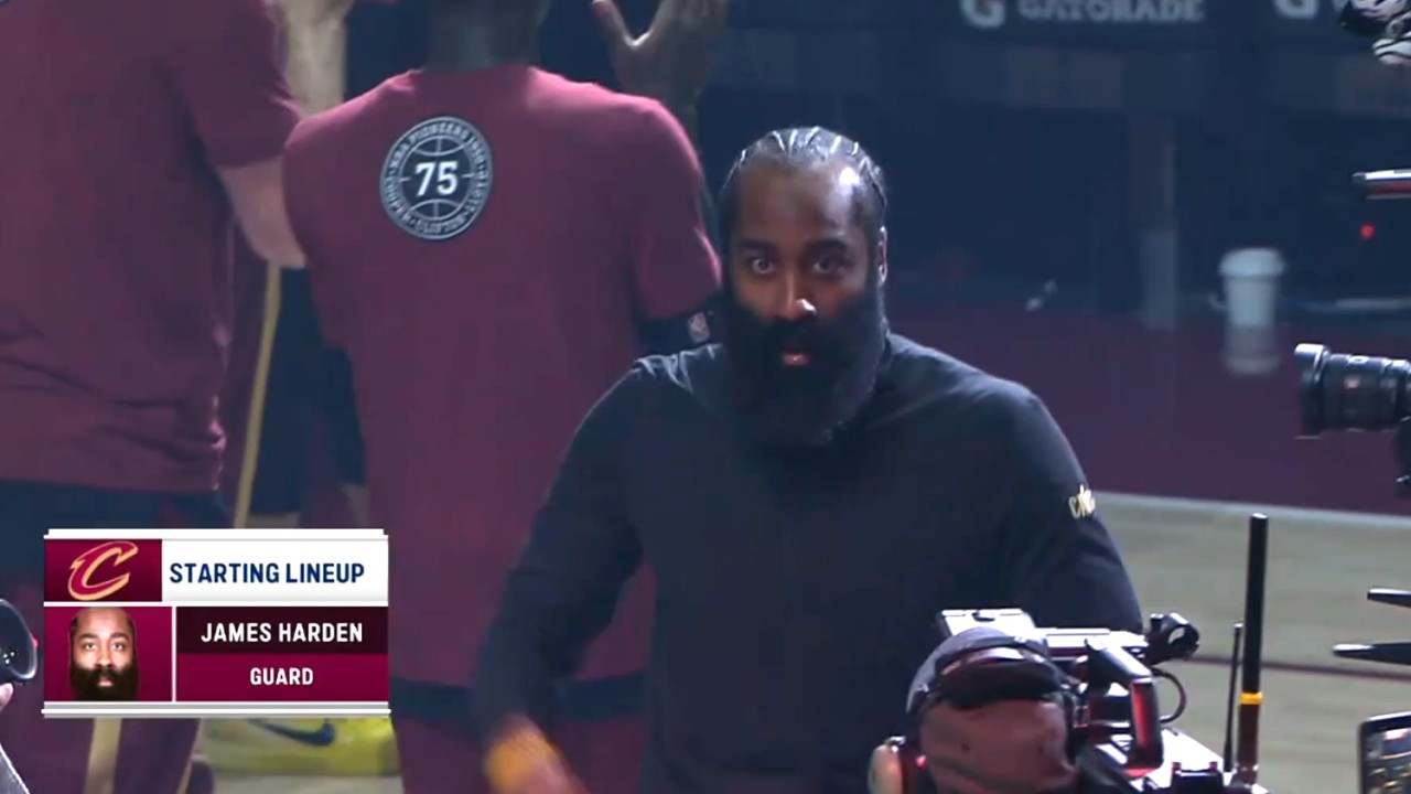 Cleveland Cavaliers 2026 Starting Lineup Intro - Harden Home Debut