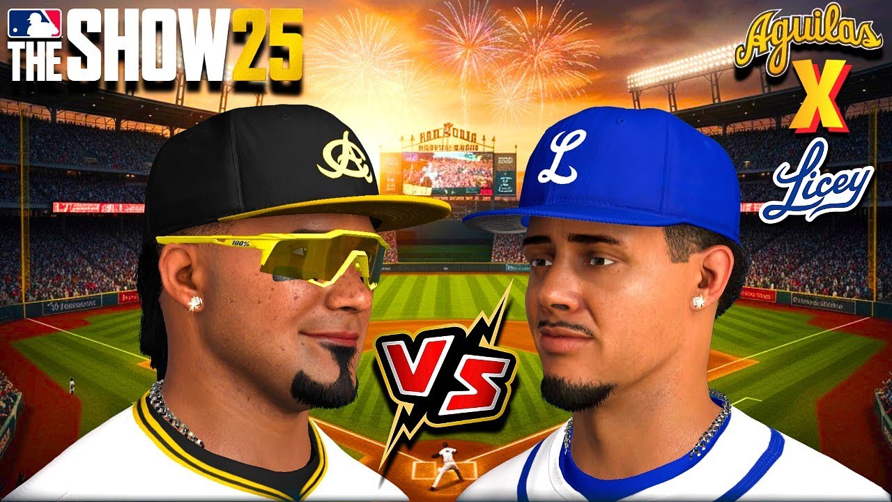 🔱AGUILAS CIBAEÑAS 🆚 TIGRES DEL LICEY🌀 JUEGO 1️⃣ DE LA SERIE FINAL🔥 MLB THE SHOW 25⚾