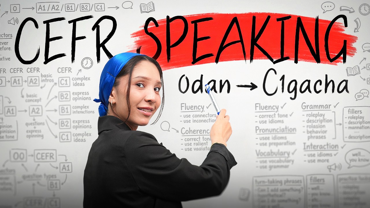 CEFR Speaking’dan Yuqori Ball olish siri | Tayyor Plan + Tips + Materiallar