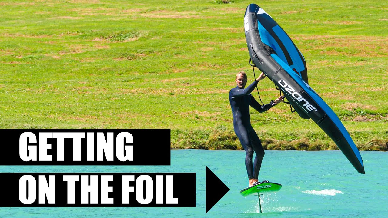 HOW TO GET ON THE FOIL // Learn Wingfoiling - BOUCH