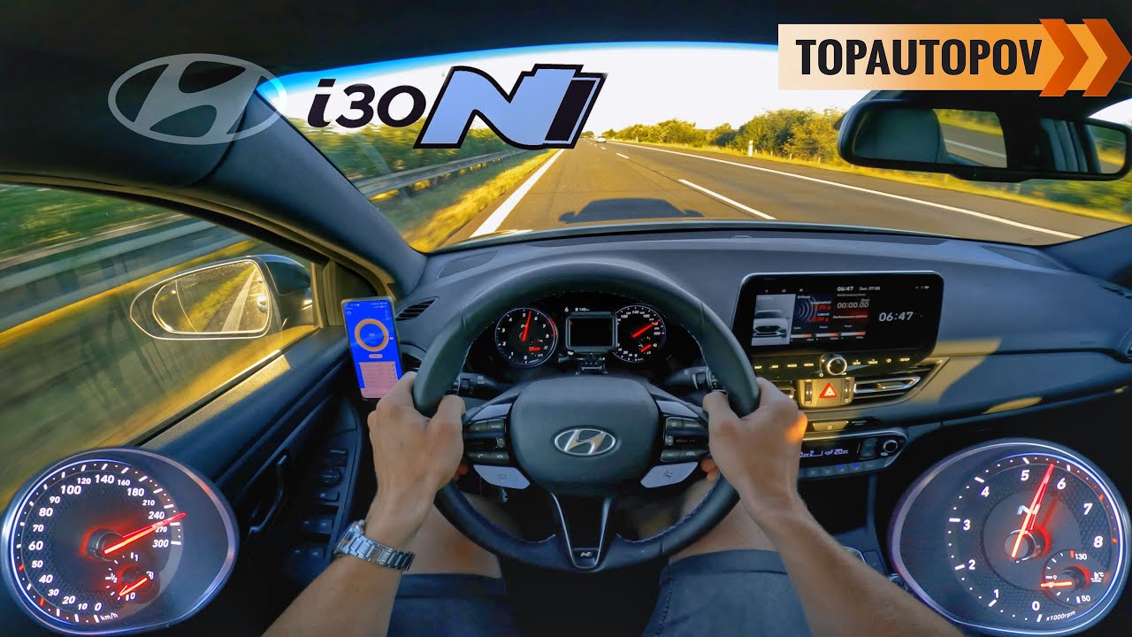 Hyundai i30N (206kW) |93| 4K60 TEST DRIVE POV – Pop&Bangs, Handbrake & Acceleration