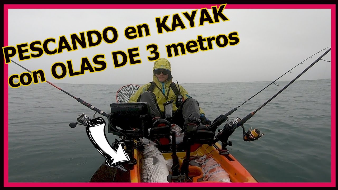💥 PESCA en KAYAK 2023| PESCANDO al VIVO con MALA MAR!!!