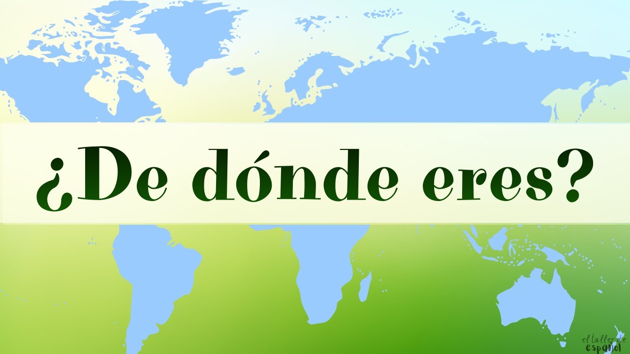 ¿De dónde eres? | Español para niños | Países y banderas – clase interactiva