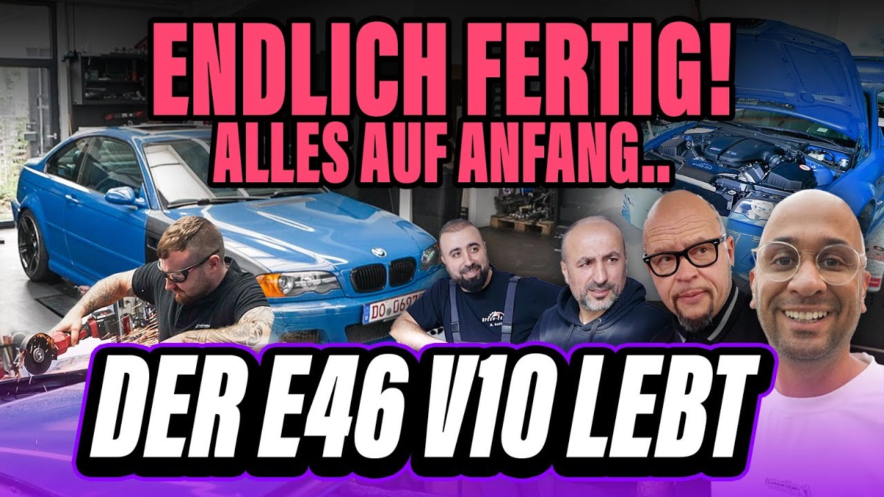 JP Performance - Endlich fertig! Alles auf Anfang.. Der E46 V10 lebt!!