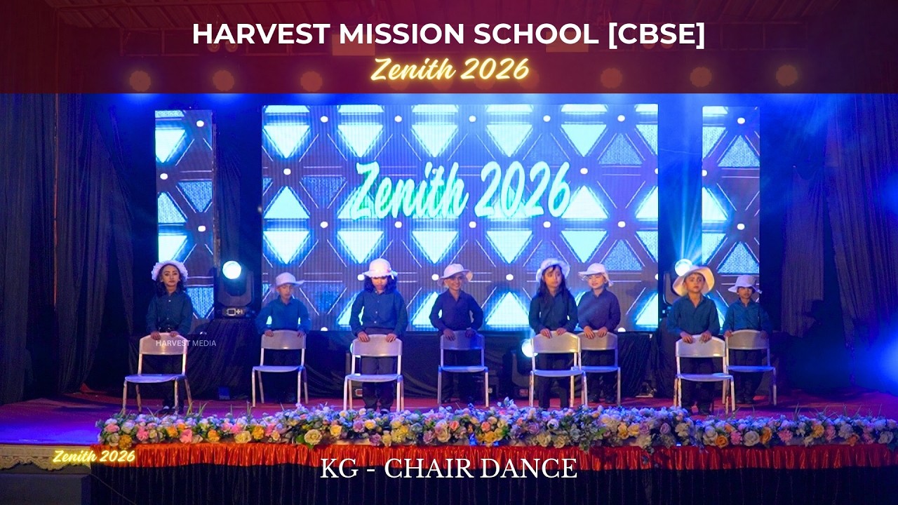 KG - CHAIR DANCE | ZENITH 2026 | 27th Annual Day | Harvest Mission School [CBSE]