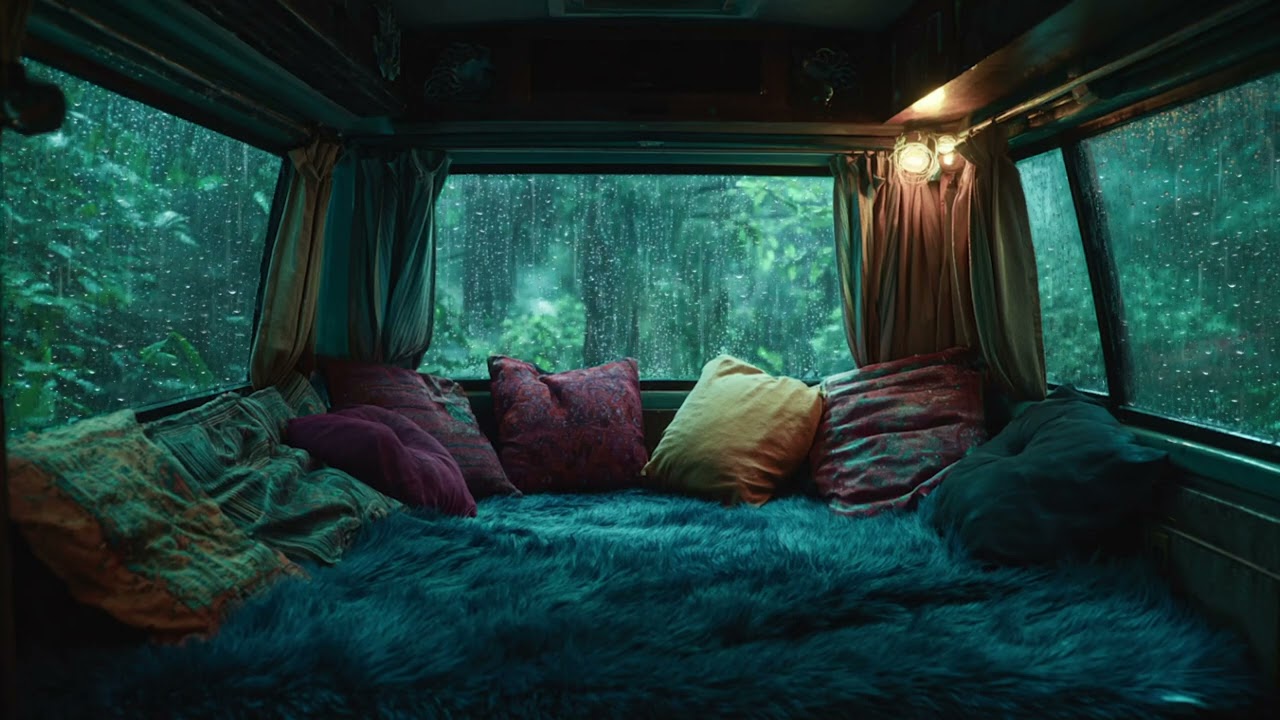 Thunderstorm Night Storm Drive, Deep Relaxation, Stress Relief, Focus & Sleep Ambience