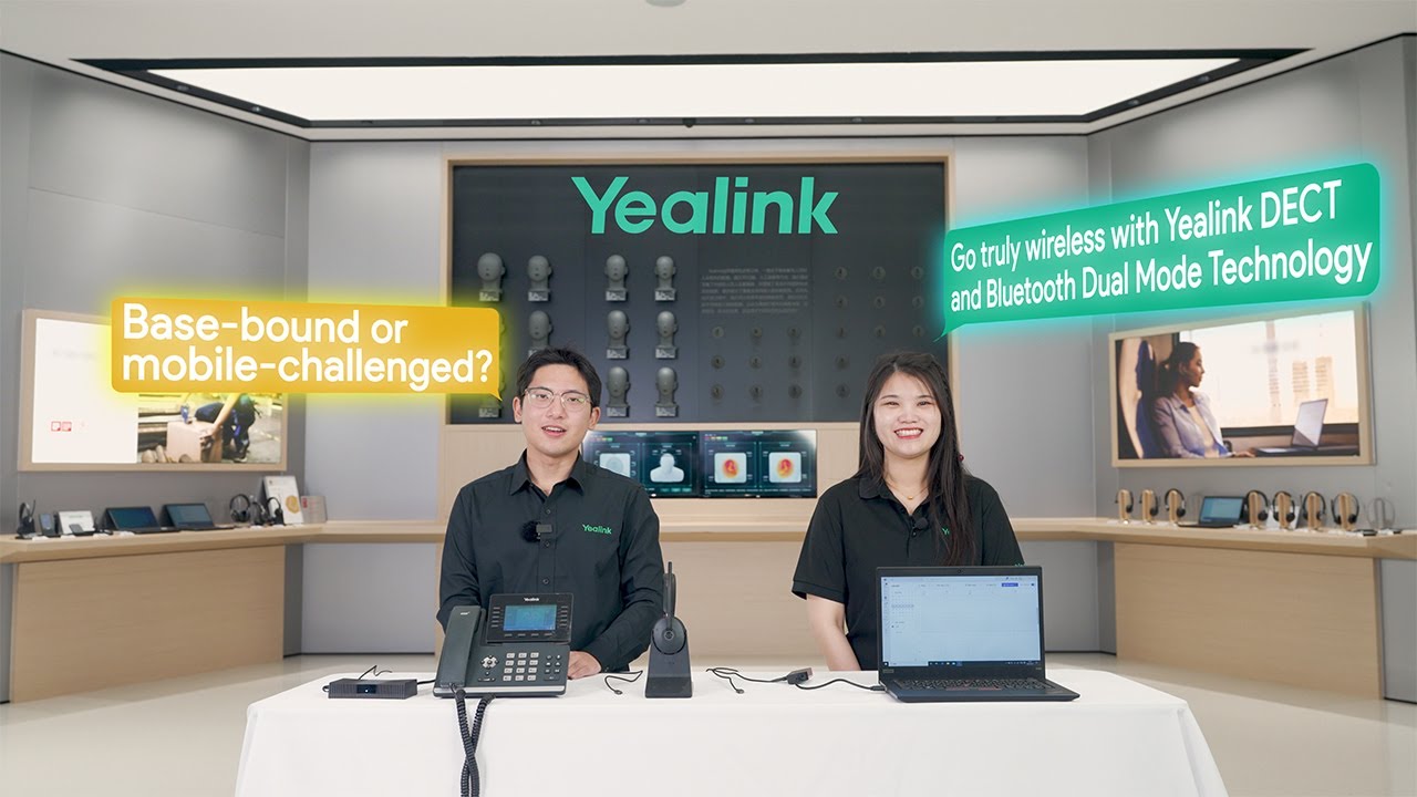 WH68 Demo: One Wireless Headset. Two Modes. Total Freedom #yealink #wireless #wirelessheadset
