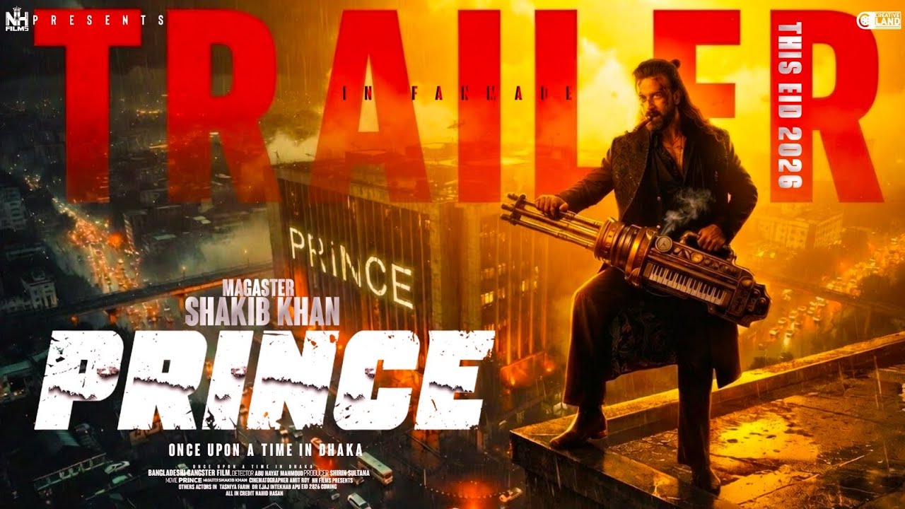 PRINCE - Trailer | Shakib Khan | Once Upon A Time In Dhaka | Abu Hayat Mohamud | This Eid 2026