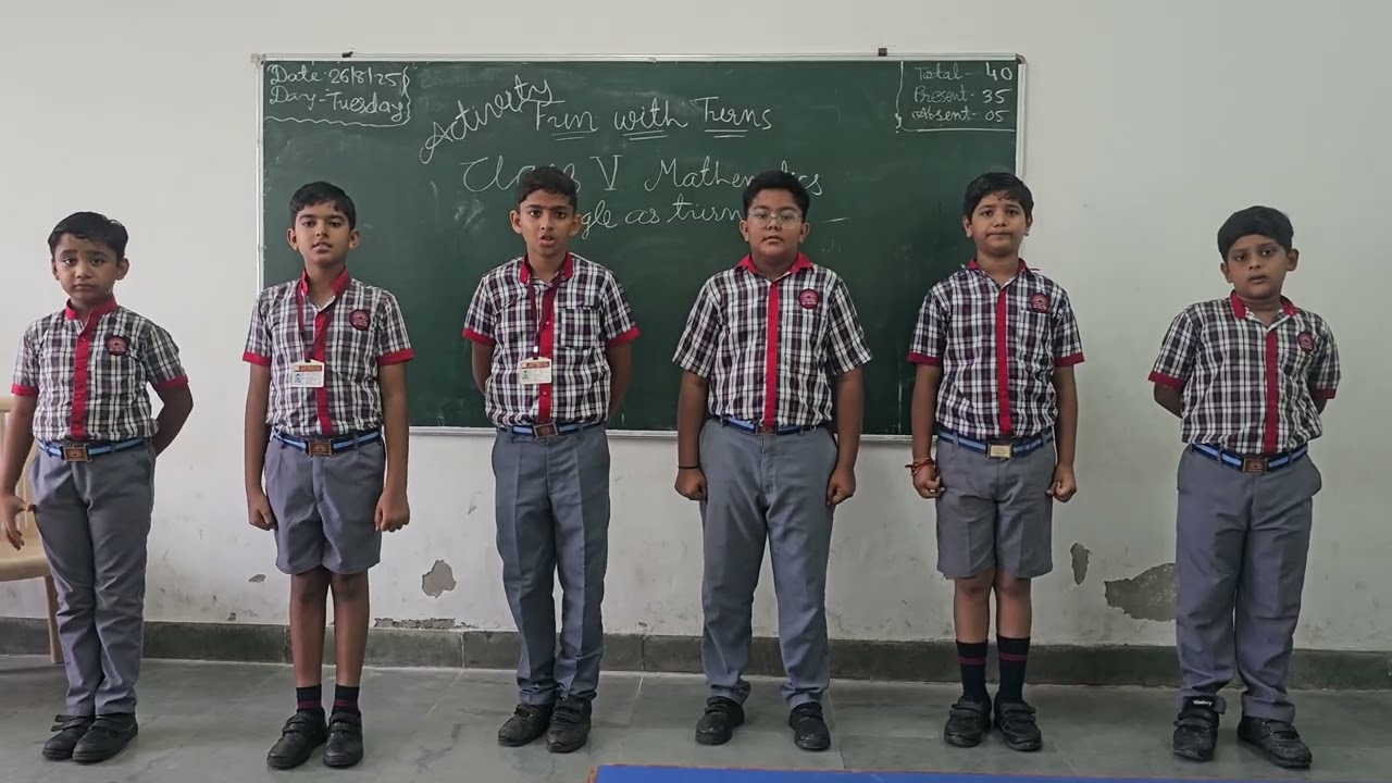 Angle as turns || Fun with turns || class 5 mathematics chapter 3 Angle as turns || activity fun