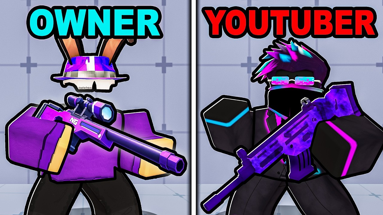 OWNER LOADOUTS vs YOUTUBER LOADOUTS in Roblox Rivals