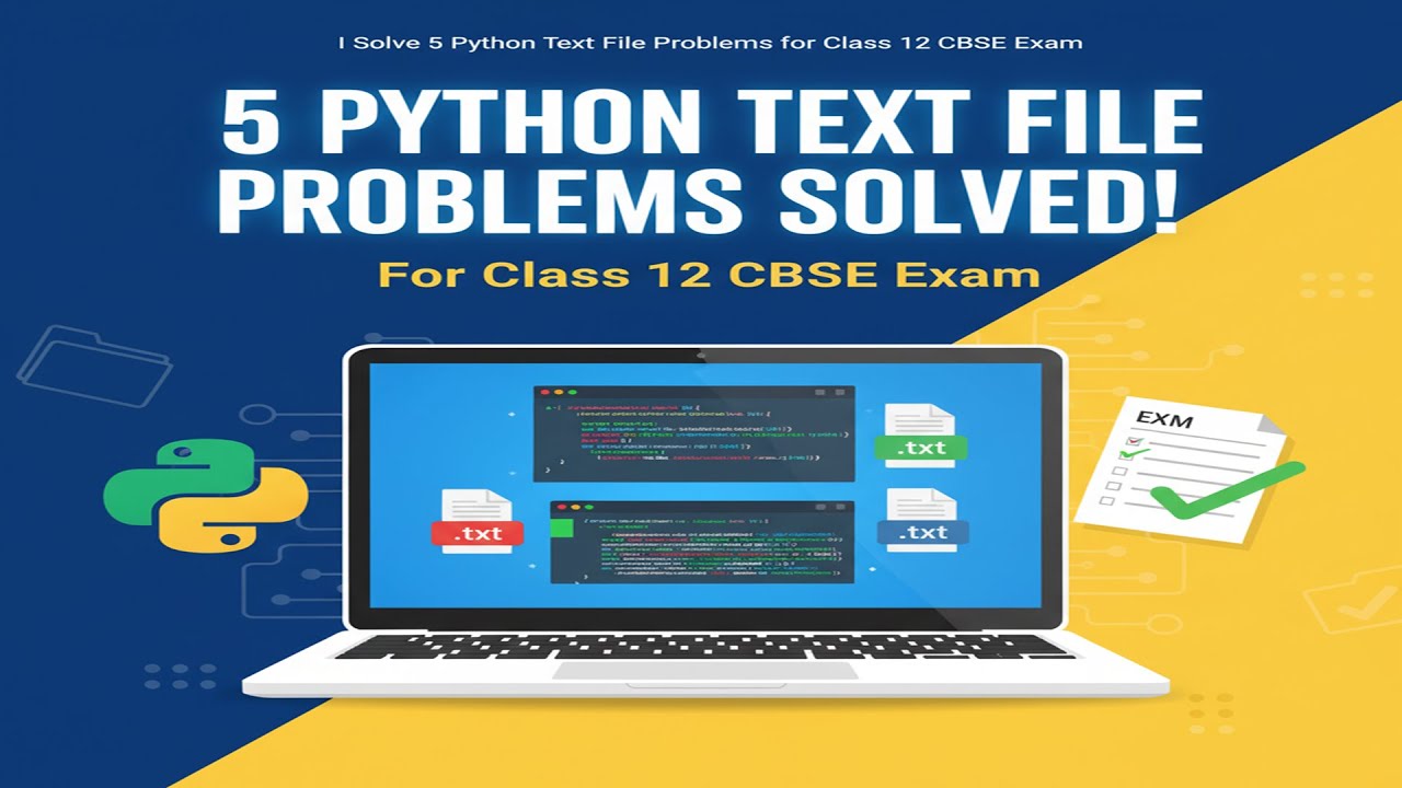 Solve Any Python Text File Questions in Minutes!