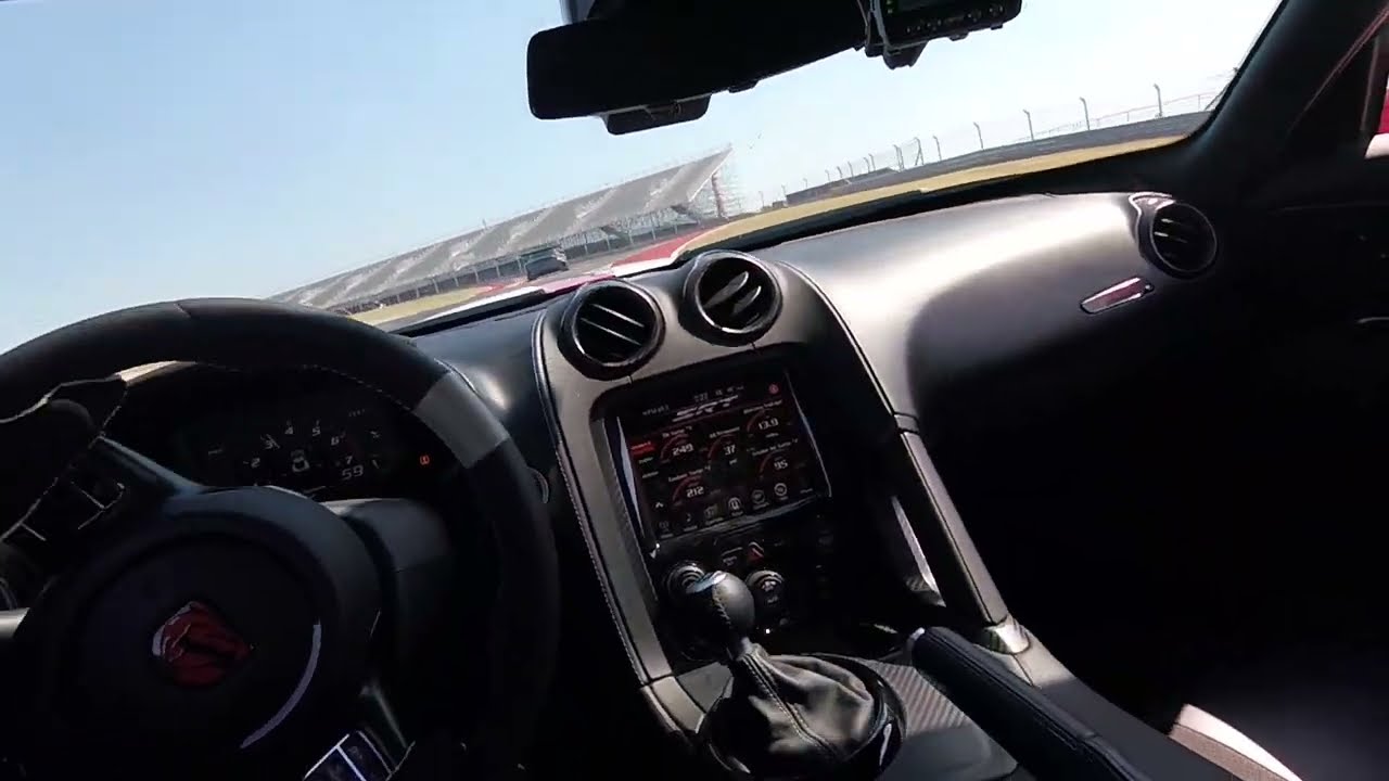 Calvo 9.0L Stroker V10 Dodge Viper ACR fun at COTA