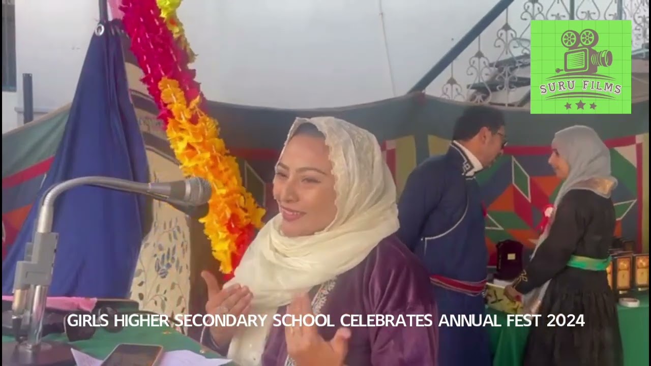 Govt Girls Higher secondary school kargil celebrates Annual Fest 2024 showcases students skill