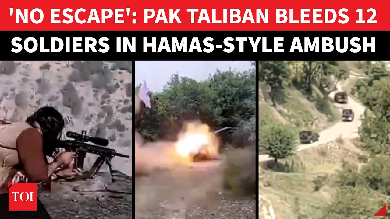 Hamas-style Ambush Stuns Pak: 12 Soldiers FALL Into Pakistani Taliban Trap, Drones Captured | Watch
