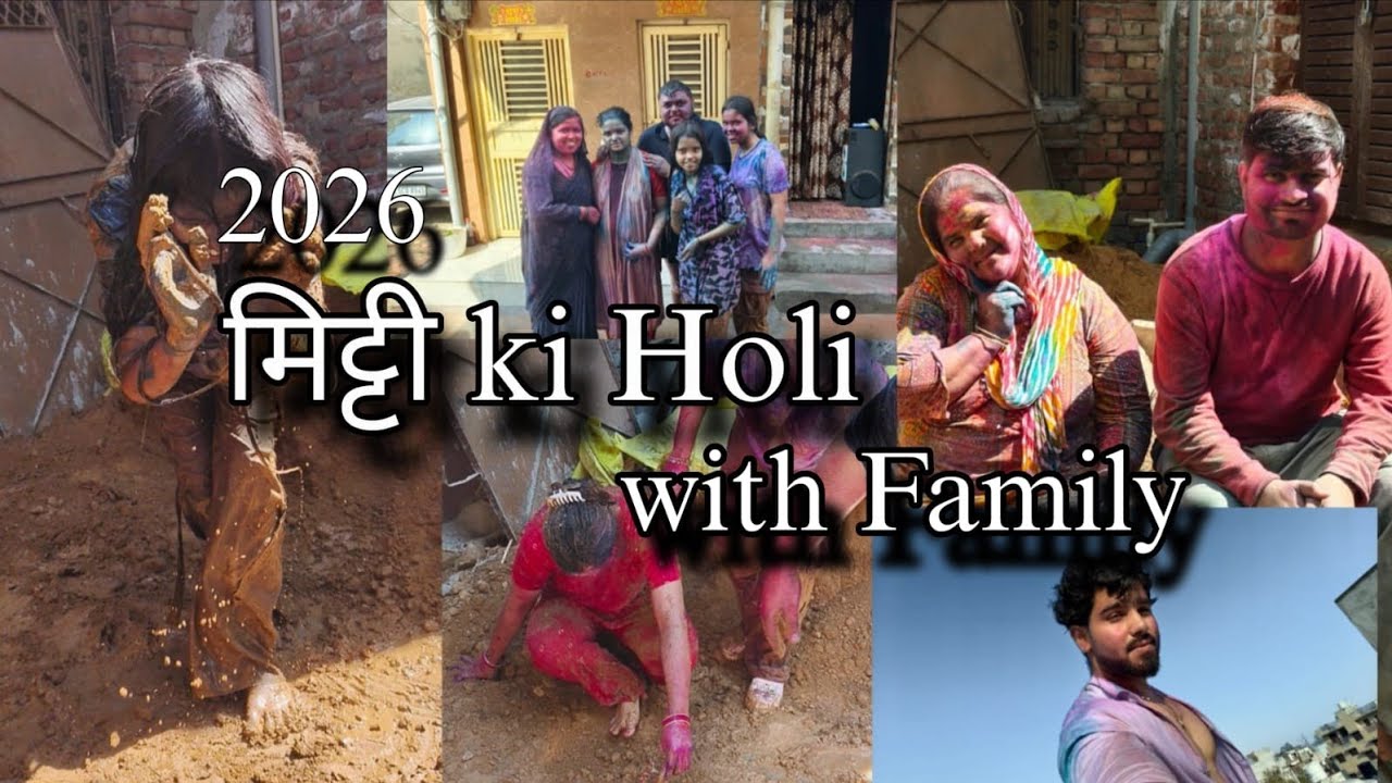 2026 ki  Holi kuchh is Tarah Se 🤣🧿#rahulluvstar #familyvlog 