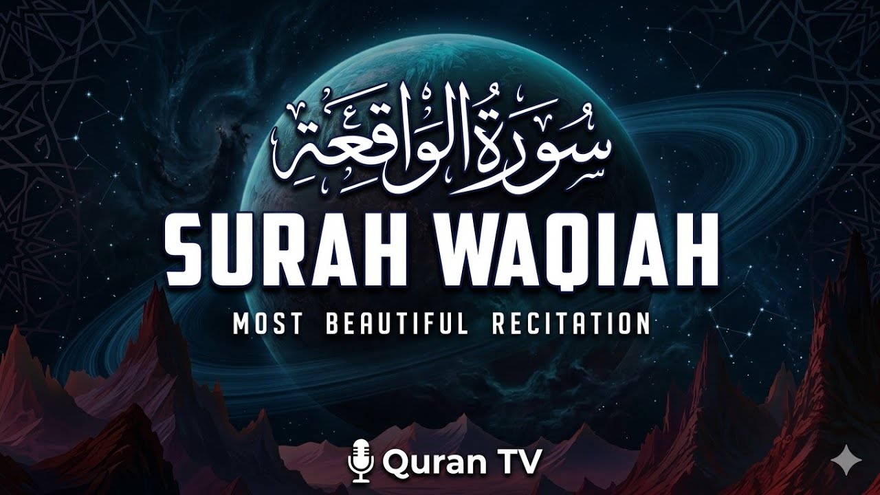 Most heart touching recitation of Surah Waqiah (سورة الواقعة) With Stunning Visuals |قاری علاء عقل