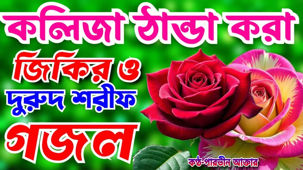 খুবই দুঃখের মন প্রাণ জুড়ানো জিকির গজল।Bangla jikir Gojol। দুরুদ শরীফ।মধুর সুরে জিকির। Bangla Gojol 