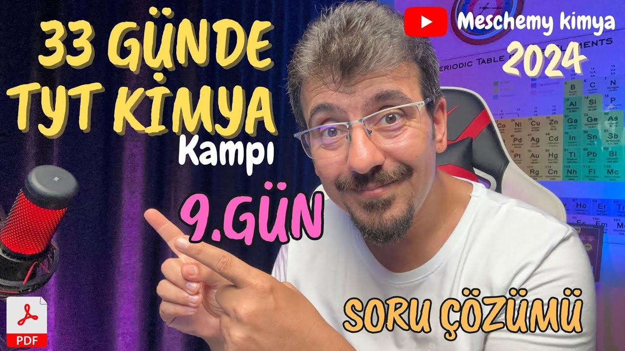 Kimyasal Türler Arası Etkileşimler 2 Soru Çözümü | 33 Günde TYT Kimya Kampı | 9. Sınıf | 9. gün
