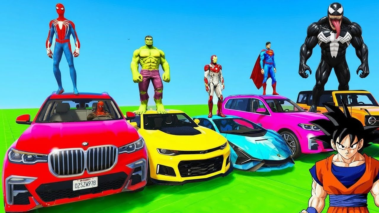 🕷️ Веном пайда болды! | Супермен, Человек-Паук, Халк GTA 5