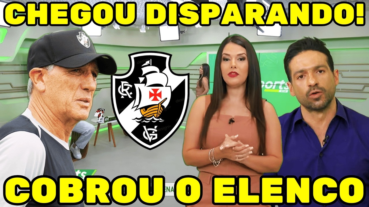 RENATO GAÚCHO É APRESENTADO NO VASCO E DISPARA! “VENHO COM MUITO TESÃO PARA TRABALHAR”