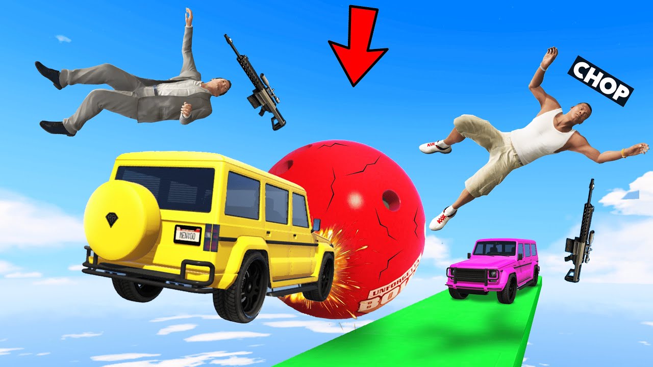 GTA 5 DEATHRUNNERS TRY TO SURVIVE AGAINST SNIPERS AND CARS