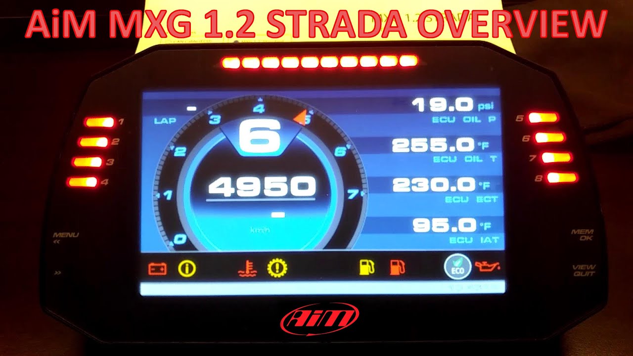 AiM MXG 1.2 Strada Overview