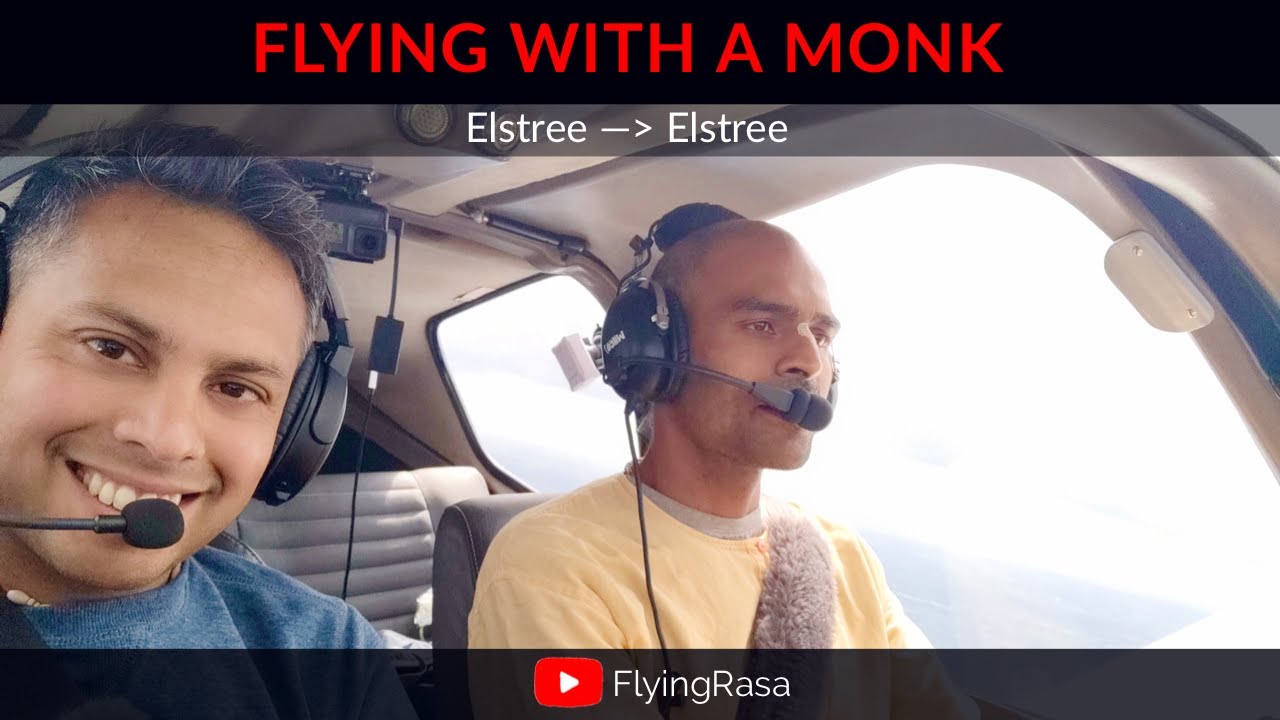 Flying with HG Sutapa Prabhu