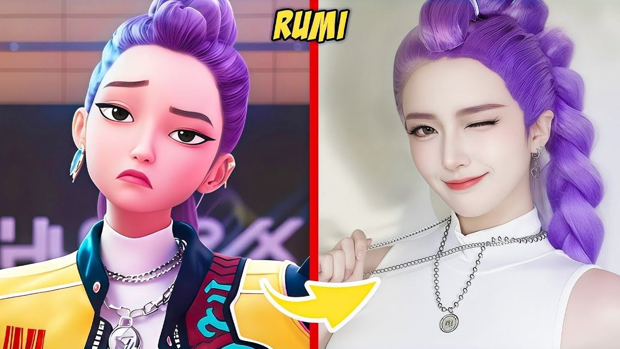 KPOP Demon Hunters in Real Life TikTok Version ~ Guess KPOP Demon Hunters Characters By Dancing