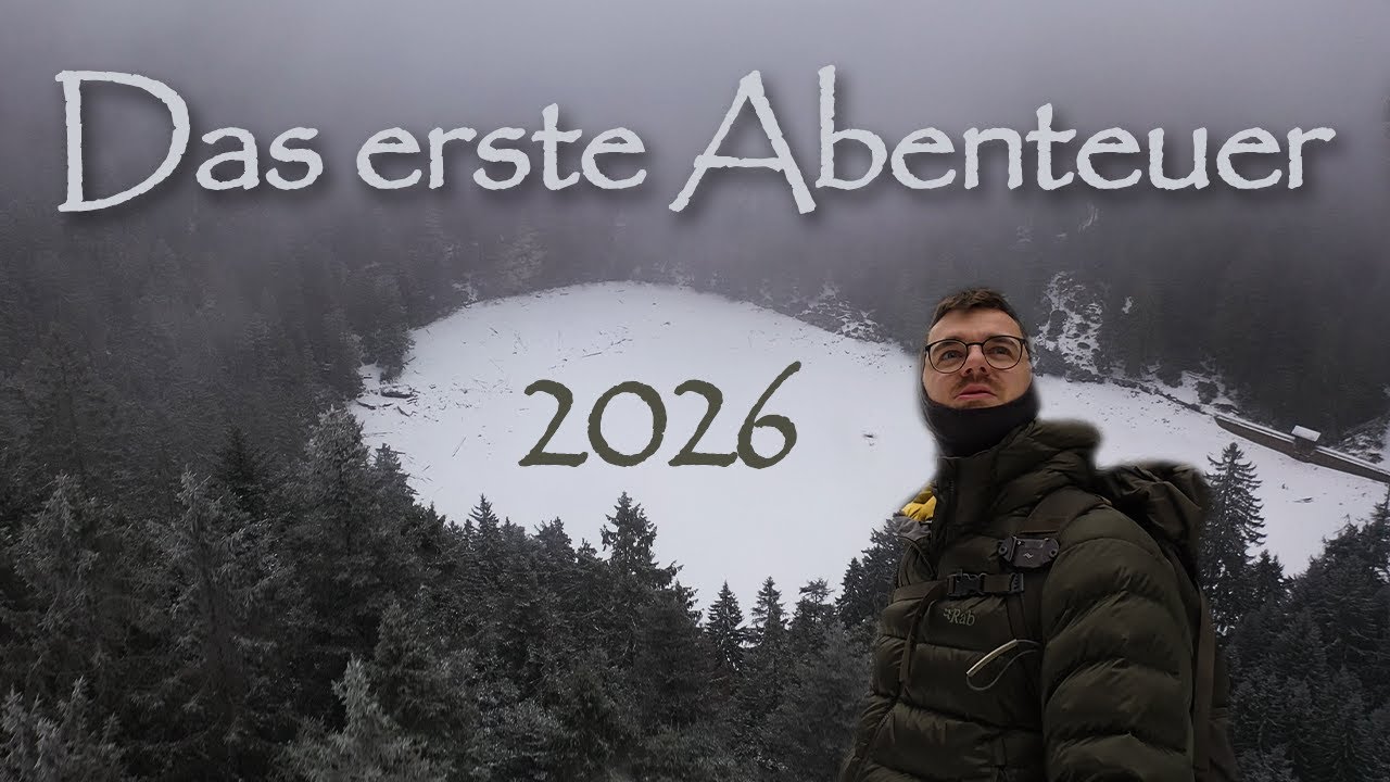 Winterstille - Wanderung zu einem zugefrorenen See