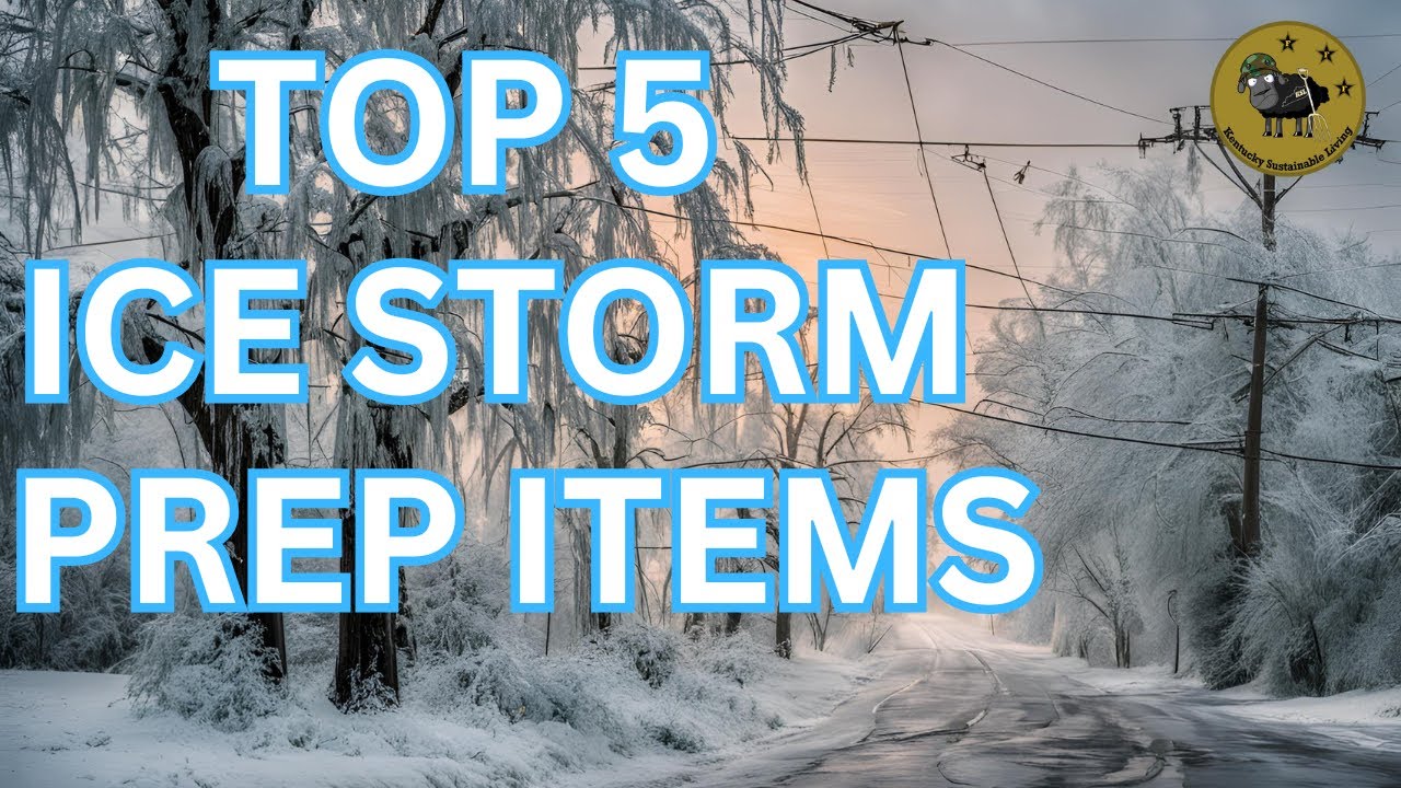 Top 5 Must-Have Items to Prepare for the Ice Storm