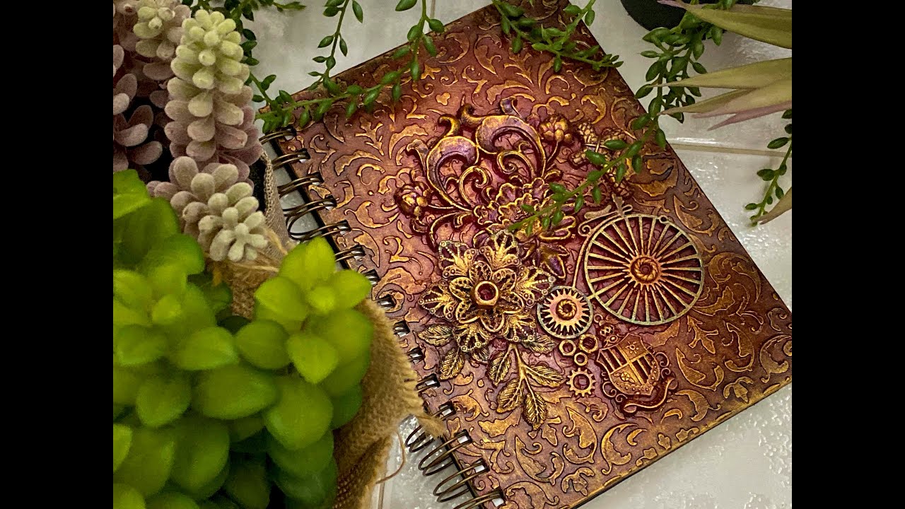 Mixed Media Journal Cover - Step  By Step Tutorial