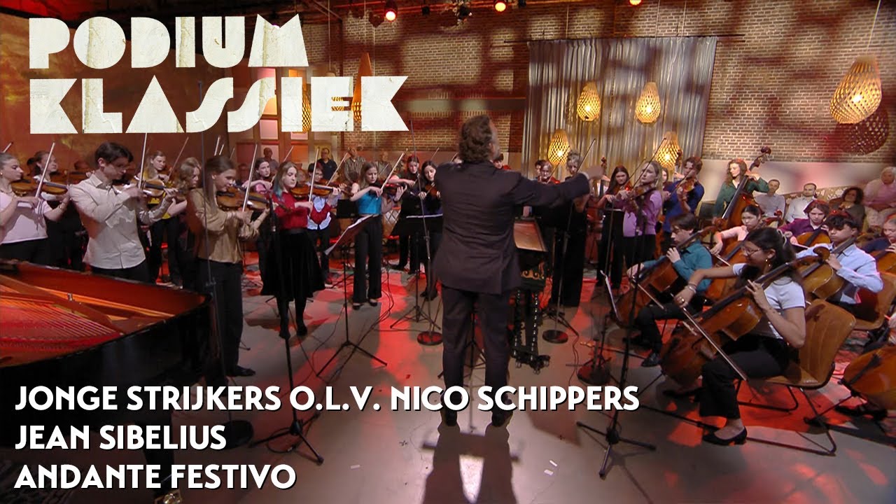 Jonge Strijkers o.l.v. Nico Schippers | Jean Sibelius | Andante Festivo | Podium Klassiek