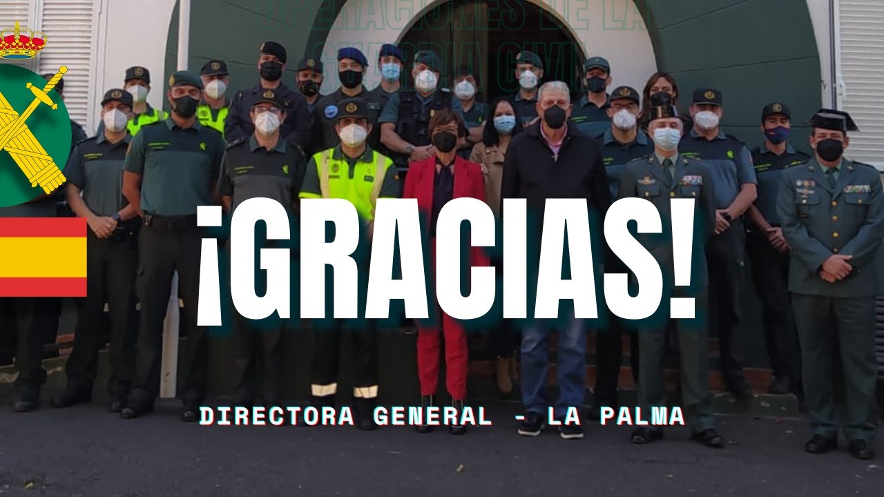María Gámez visita La Palma para agradecer el trabajo realizado tras la emergencia volcánica