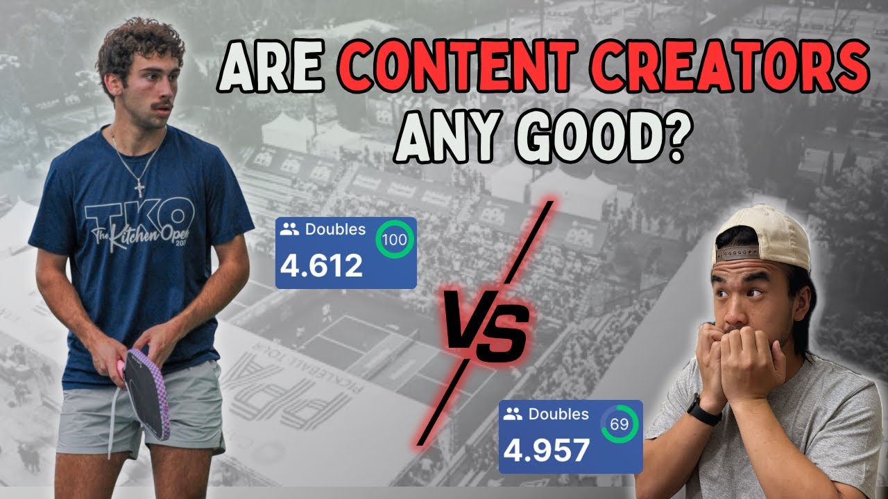 TWO TOP PICKLEBALL CONTENT CREATORS FACE OFF! | Caden Cox vs. Pickle Li