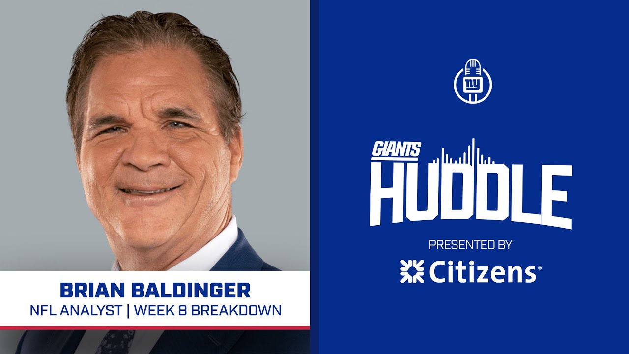 Brian Baldinger's Breakdown of Week 8 | Giants Huddle | New York Giants