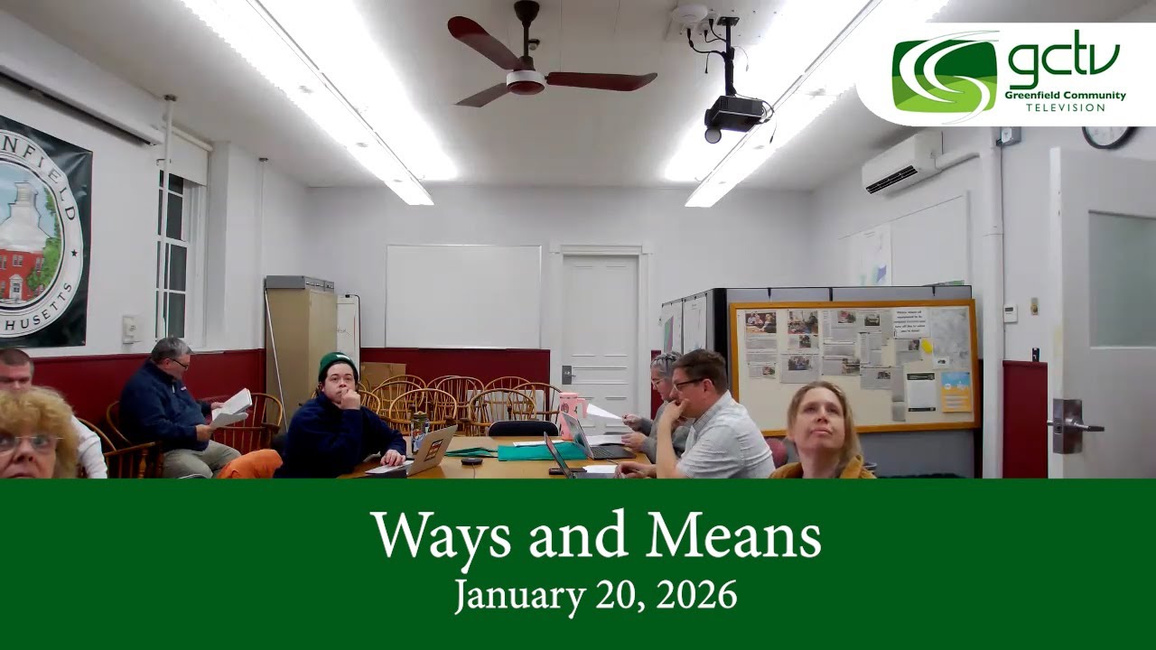 Ways and Means January 20, 2026