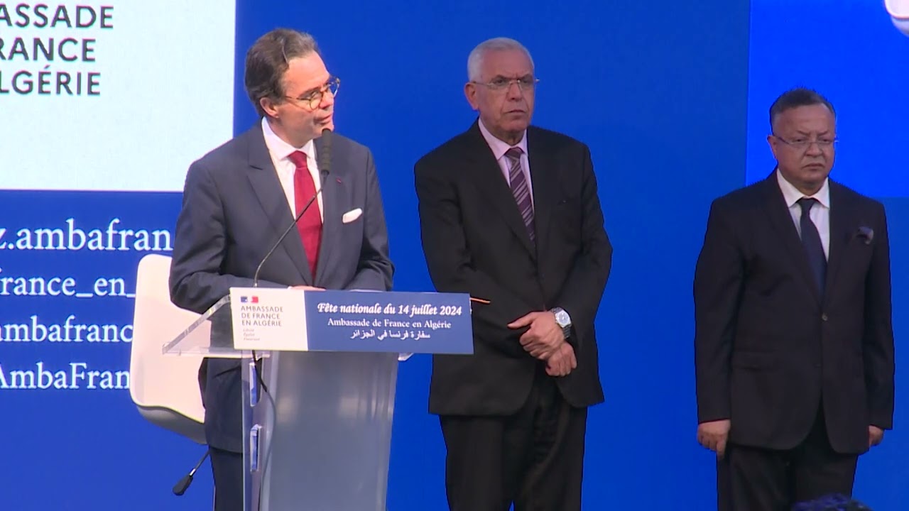 Discours de l'Ambassadeur, Stéphane Romatet, à l'occasion de la fête nationale du 14 juillet.