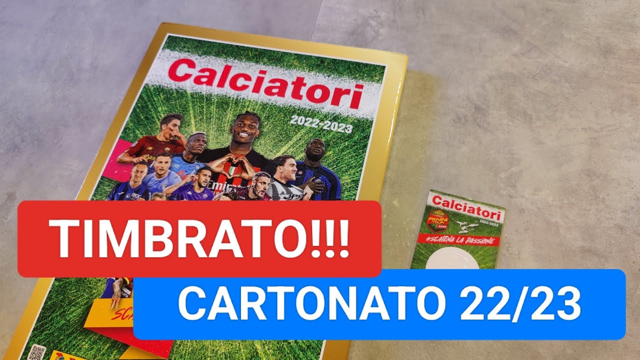 Album CARTONATO Calciatori PANINI 2022-2023 COMPLETO VALIDATO!
