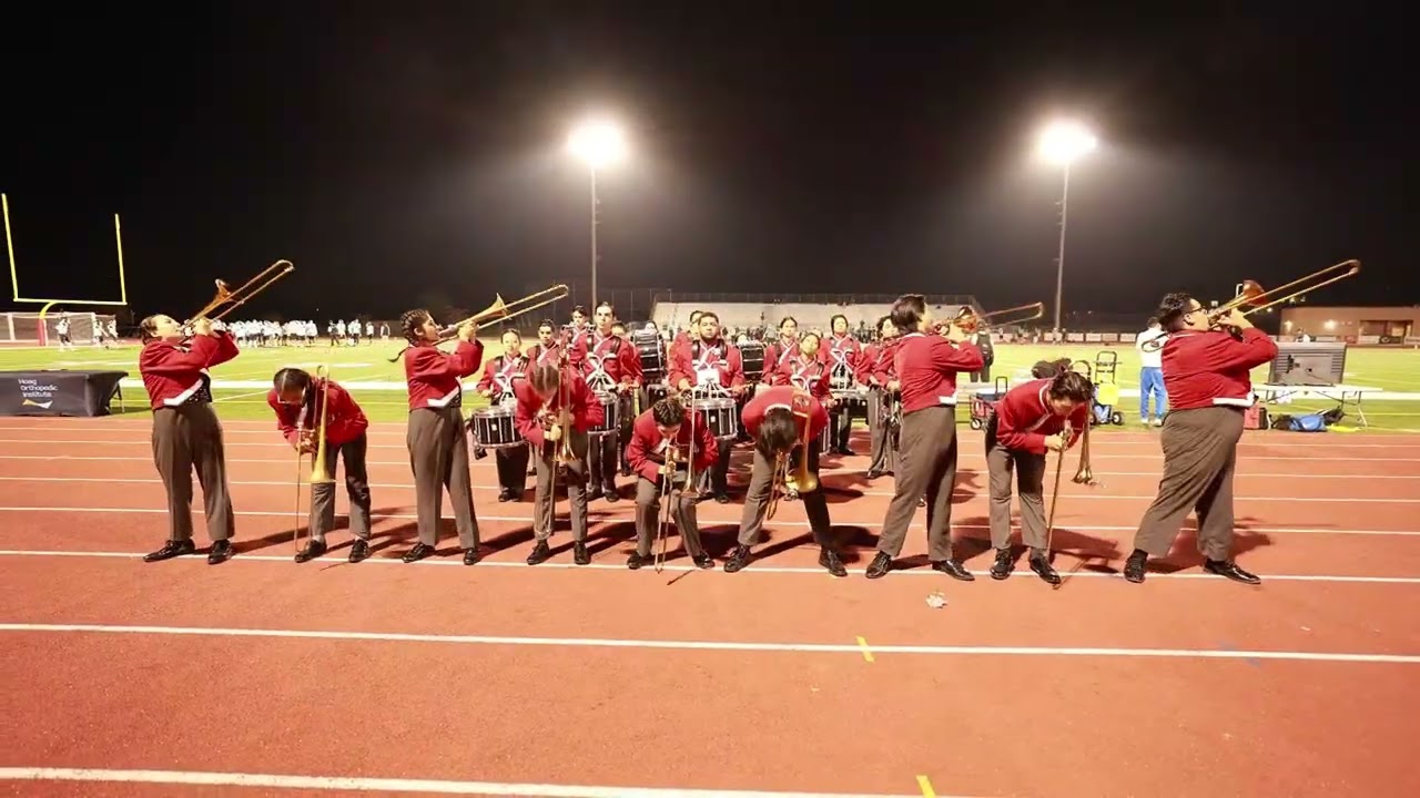 [Trombone Suicide] Woodbridge High School Marching Band @ University HS 10/30/25