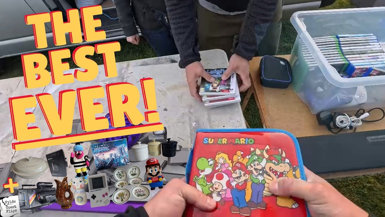 CAR BOOT SALE - First & Best! Madness! #carbootsale #bootsale #ebayseller